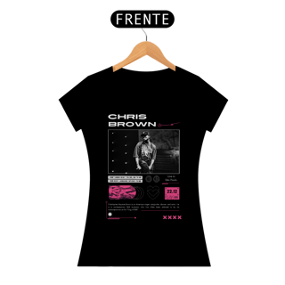 Nome do produto Baby Look Chris Brown Live in São Paulo 22.12