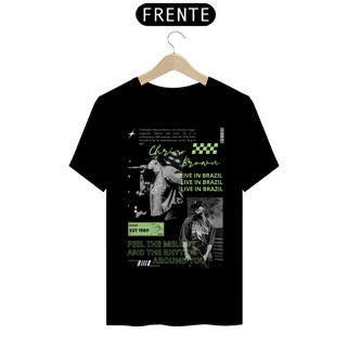 Nome do produto Camiseta Chris Brown Live in Brazil