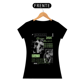 Nome do produto Baby Look Chris Brown Live in Brazil