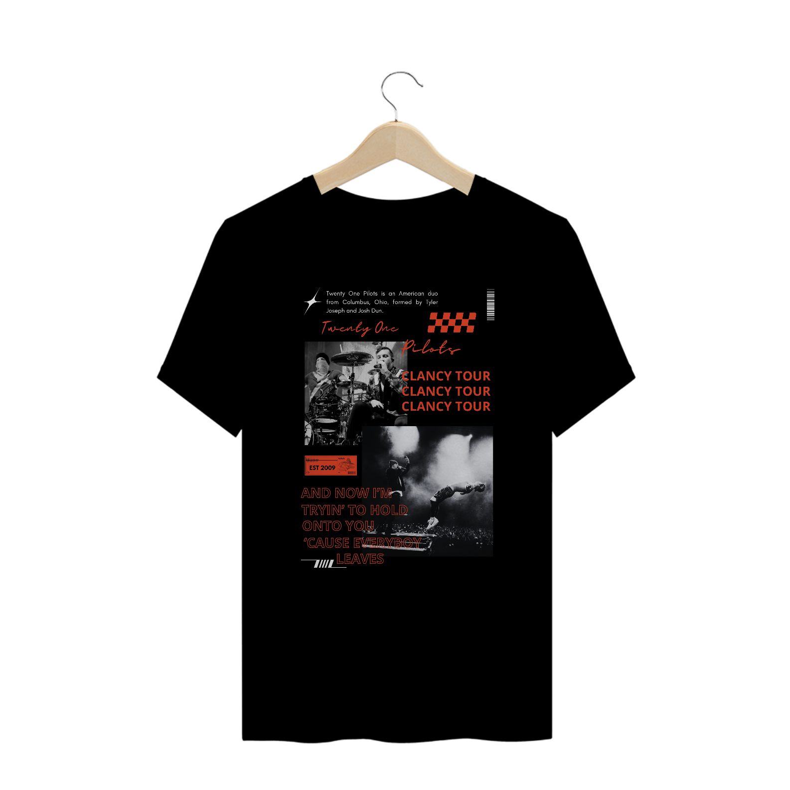 Camiseta Plus Size Twenty One Pilots Clancy Tour