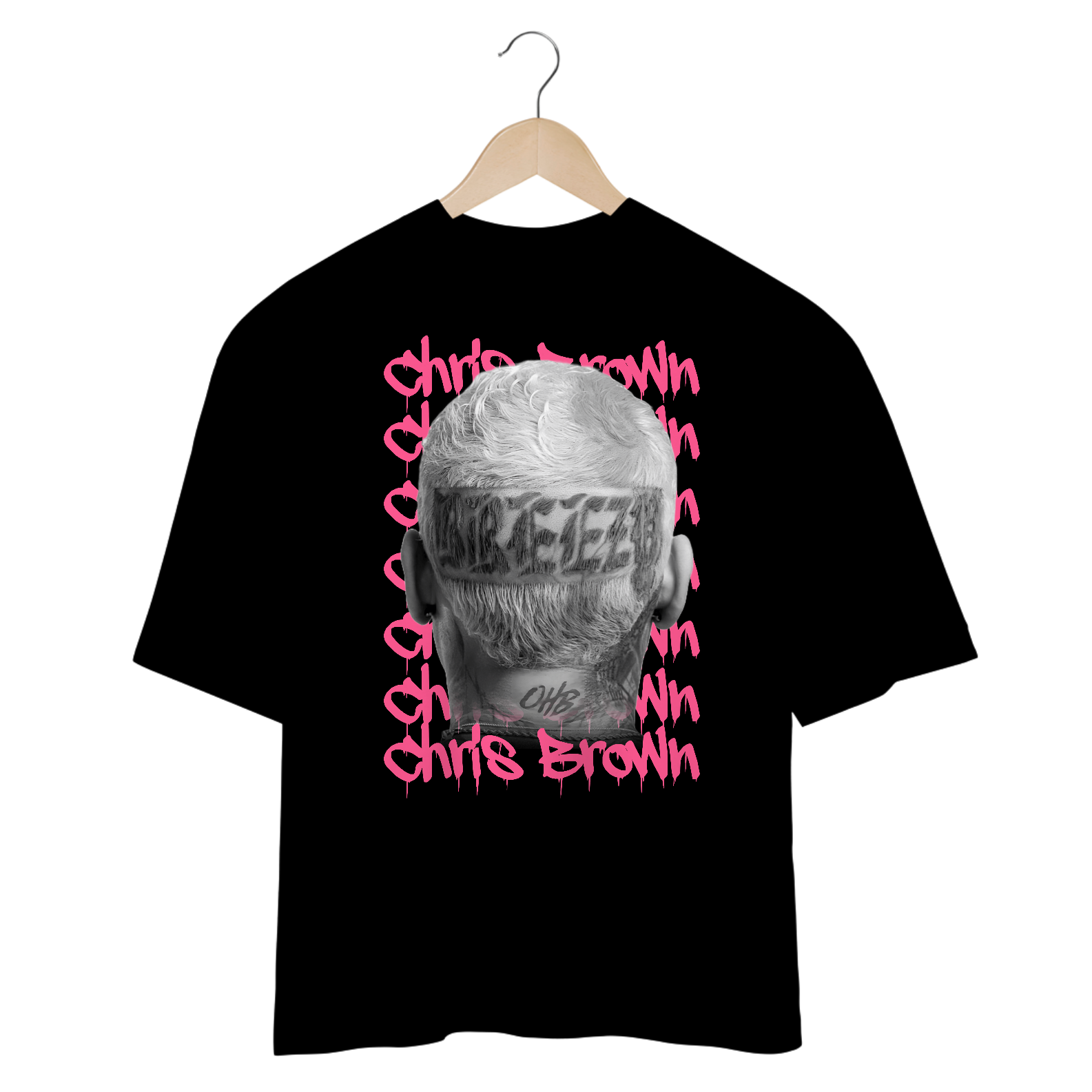 Camiseta Oversized Chris Brown