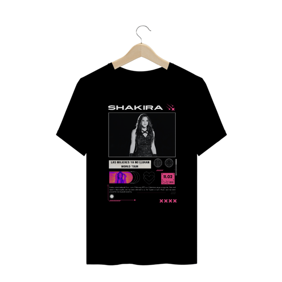 Camiseta Plus Size Shakira Rio de Janeiro 11.02