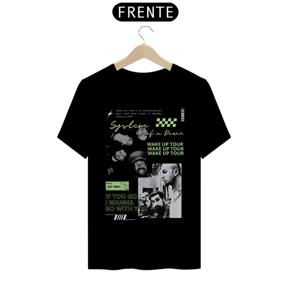 Camiseta System Of a Down Wake Up Tour