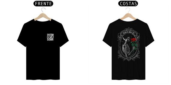 Camiseta System of a Down Lonely Day (And if you go... / Estampa frente e costas)