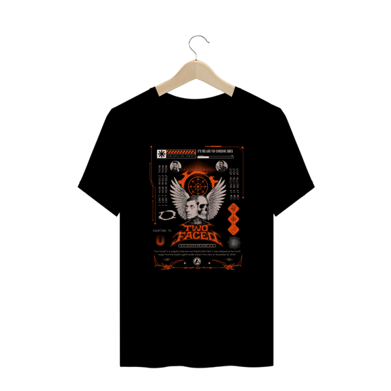 Camiseta Plus Size Linkin Park Two Faced