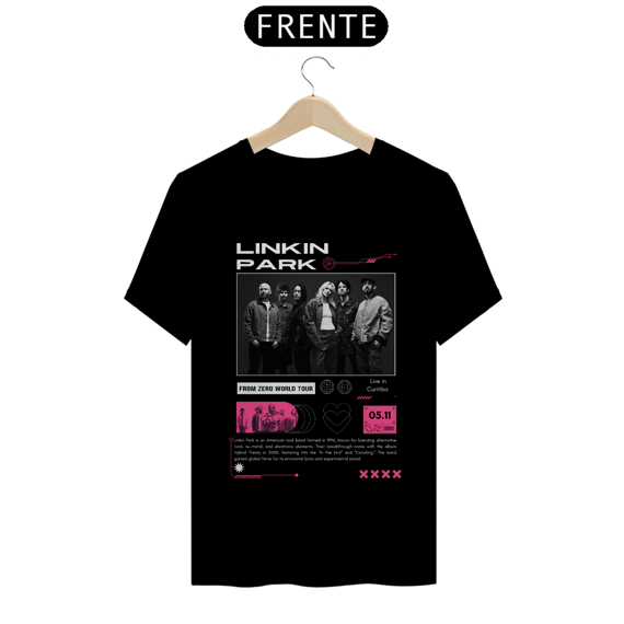 Camiseta Linkin Park Curitiba 05.11