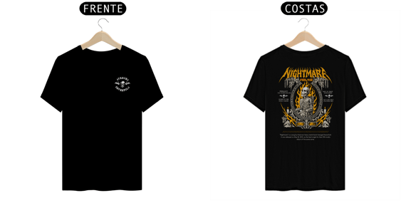 Camiseta Avenged Sevenfold Nightmare (Estampa Frente e Costas)
