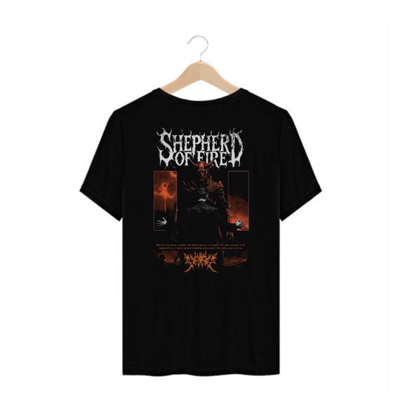 Camiseta Plus Size  Avenged Sevenfold Shepherd of Fire (Estampa nas Costas)