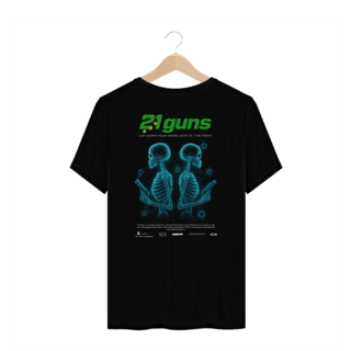 Nome do produto Camiseta Plus Size Green Day 21 Guns (Estampa nas Costas)