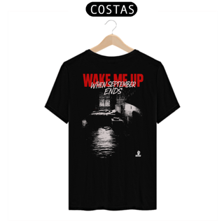 Nome do produto Camiseta Green Day Wake Me Up When September Ends (Estampa nas Costas)