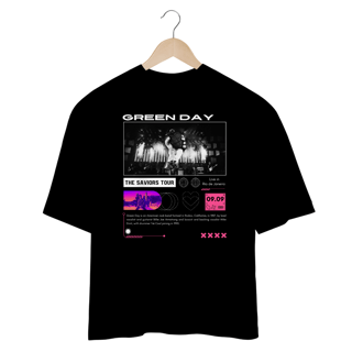 Nome do produto Camiseta Oversized Green Day Live in Rio de Janeiro 09.09