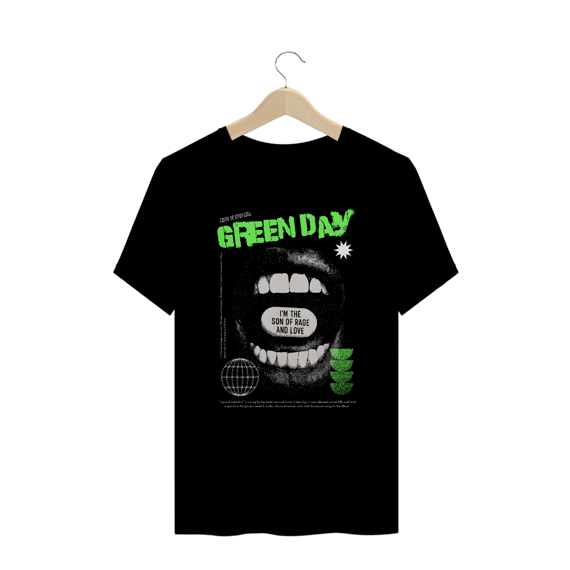 Camiseta Plus Size Green Day Jesus of Suburbia (I'm the Son of Rage and Love)