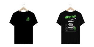 Nome do produto Camiseta Plus Size Green Day Jesus of Suburbia (I'm the Son of Rage and Love, Estampa Frente e Costas)