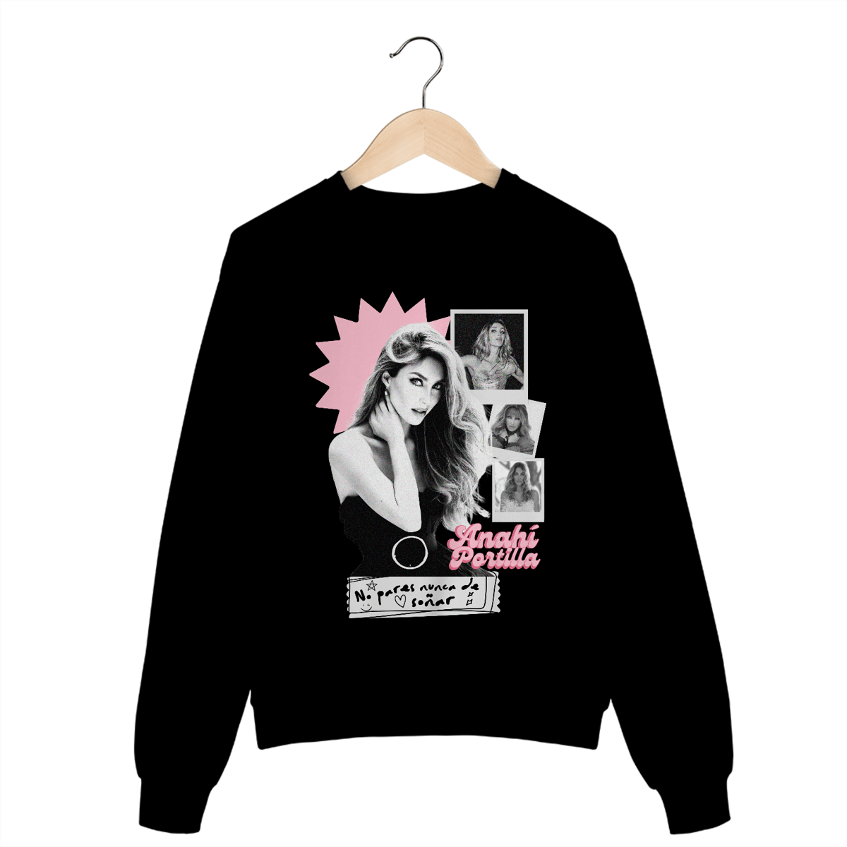 Nome do produto: Moletom Prime Anahí Portilla Nunca Pares de Soñar