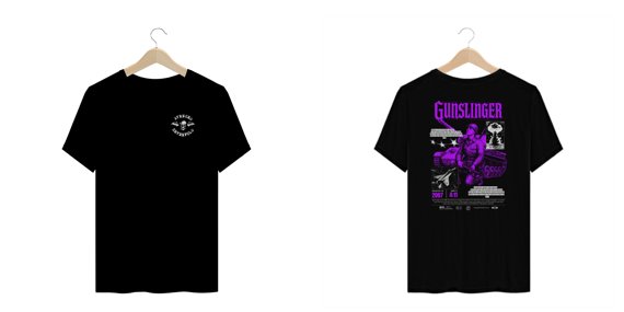 Camiseta Plus Size Avenged Sevenfold Gunslinger (Estampa Frente e Costas)