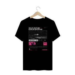 Nome do produto Camiseta Plus Size Imagine Dragons Brasília 29.10