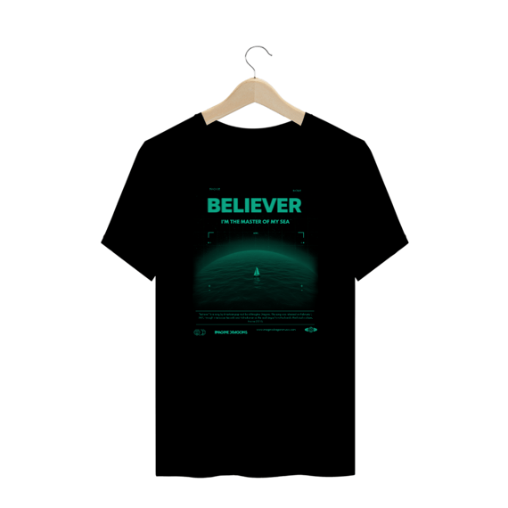 Camiseta Plus Size Imagine Dragons Believer #2