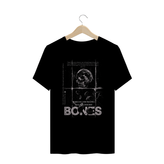 Camiseta Plus Size Imagine Dragons Bones #2