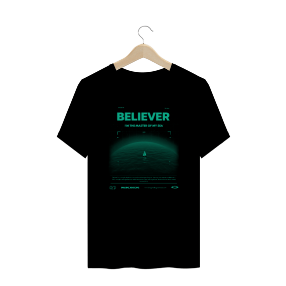 Camiseta Plus Size Imagine Dragons Believer #2