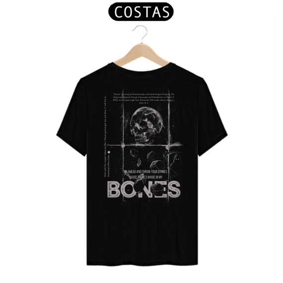 Camiseta Imagine Dragons Bones #2 (Estampa nas Costas)