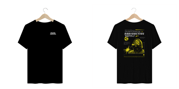 Camiseta Plus Size Imagine Dragons Radioactive #2 (Estampa Frente e Costas)