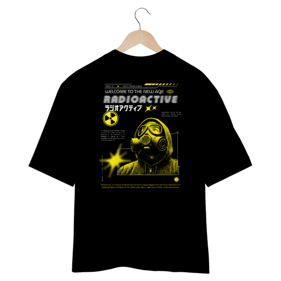 Camiseta Oversized Imagine Dragons Radioactive #2 (Estampa nas Costas)