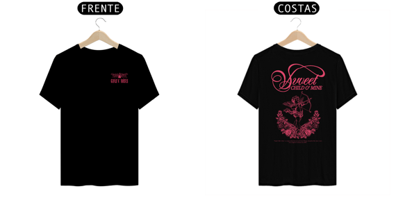 Camiseta Guns N' Roses Sweet Child O' Mine (Estampa Frente e Costas)