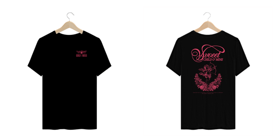 Camiseta Plus Size Guns N' Roses Sweet Child O' Mine (Estampa Frente e Costas)