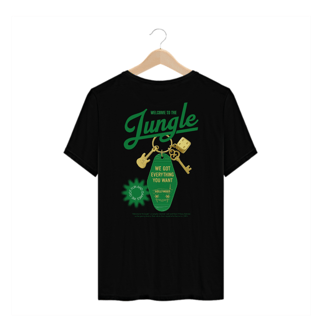 Nome do produto Camiseta Plus Size Guns N' Roses Welcome to The Jungle (Estampa nas Costas) 