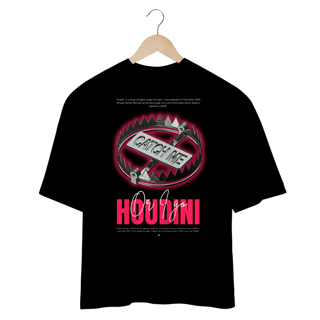 Nome do produto Camiseta Oversized Dua Lipa Houdini (Preta)