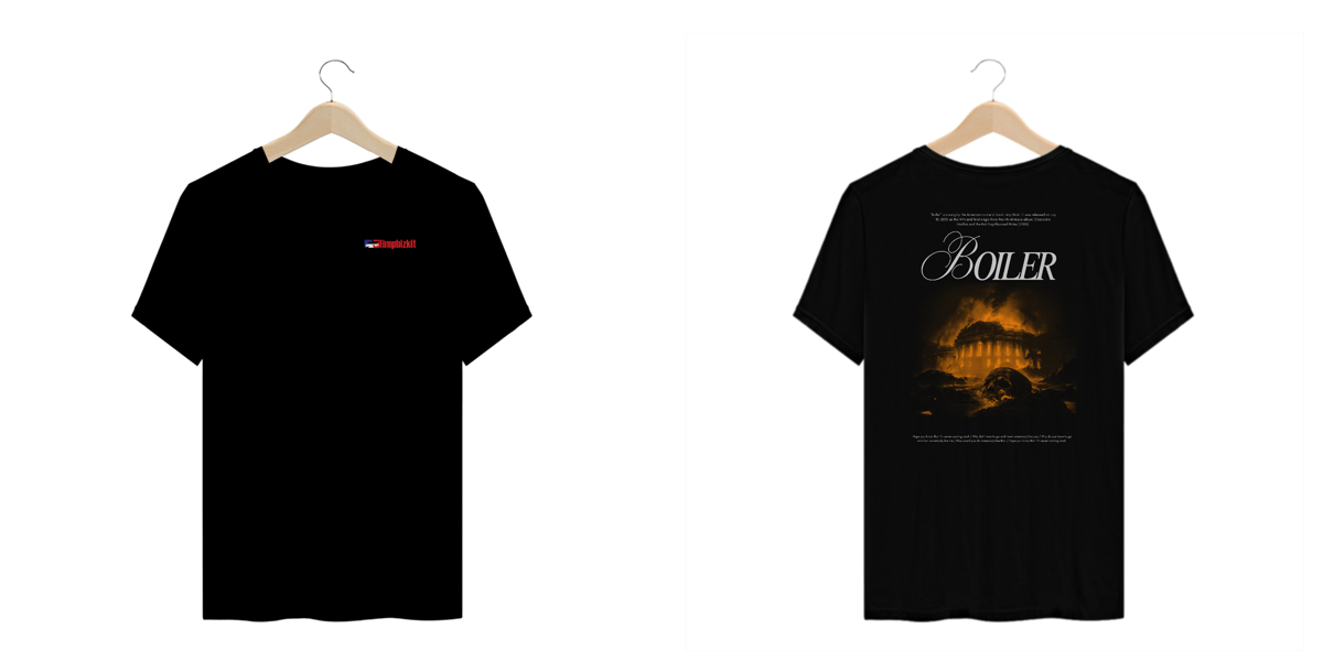 Nome do produto: Camiseta Plus Size Limp Bizkit Boiler (Estampa Frente e Costas)