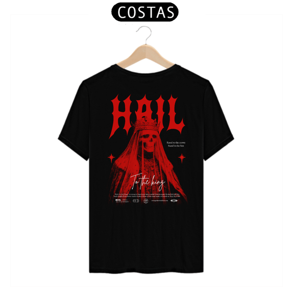 Camiseta Avenged Sevenfold Hail to the King (Estampa nas Costas)