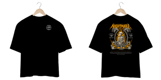 Nome do produto Camiseta Oversized Avenged Sevenfold Nightmare (Estampa Frente e Costas)