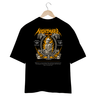 Nome do produto Camiseta Oversized Avenged Sevenfold Nightmare (Estampa nas Costas)