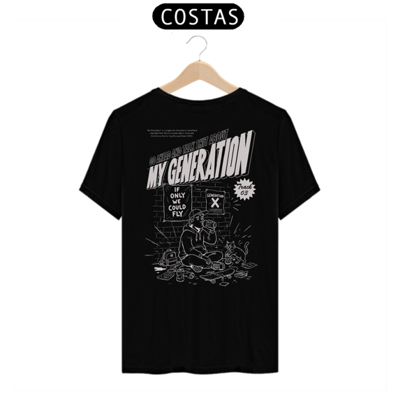 Camiseta Limp Bizkit My Generation (Preta, Estampa nas Costas)