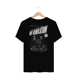 Nome do produto Camiseta Plus Size Limp Bizkit My Generation (Preta, Estampa nas Costas)