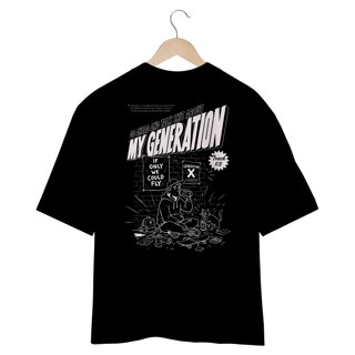 Nome do produto Camiseta Oversized Limp Bizkit My Generation (Preta, Estampa nas Costas)