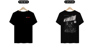Nome do produto Camiseta Limp Bizkit My Generation (Preta, Estampa Frente e Costas)