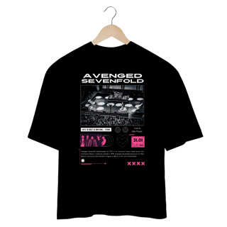 Nome do produto Camiseta Oversized Avenged Sevenfold Live in São Paulo 31.01