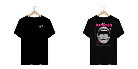 Camiseta Plus Size My Chemical Romance Teenagers (Estampa Frente & Costas)