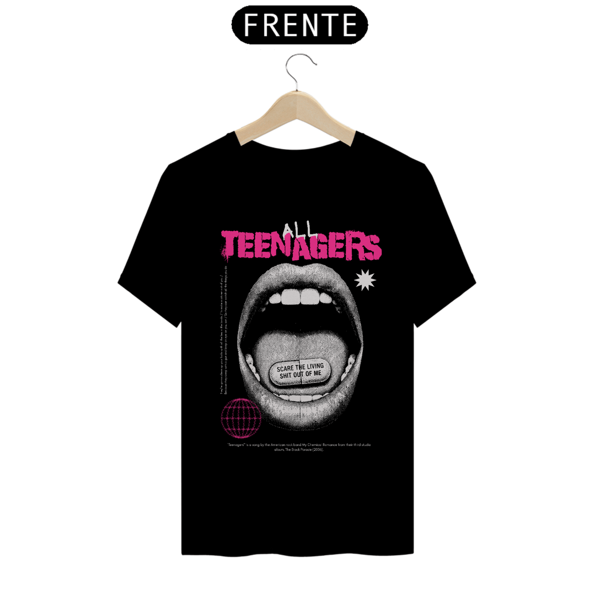 Nome do produto: Camiseta My Chemical Romance Teenagers 