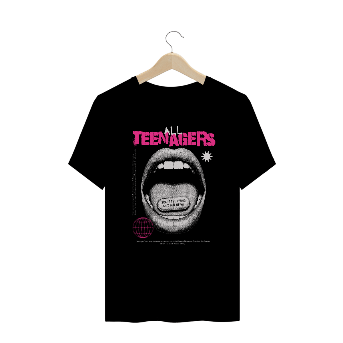 Nome do produto: Camiseta Plus Size My Chemical Romance Teenagers 