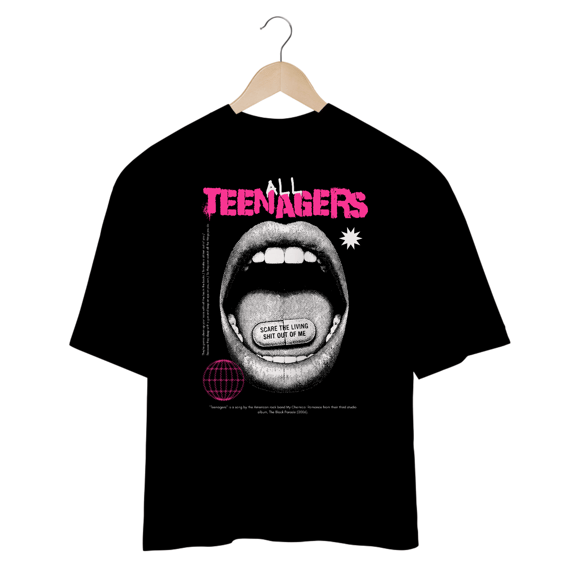 Camiseta Oversized My Chemical Romance Teenagers 