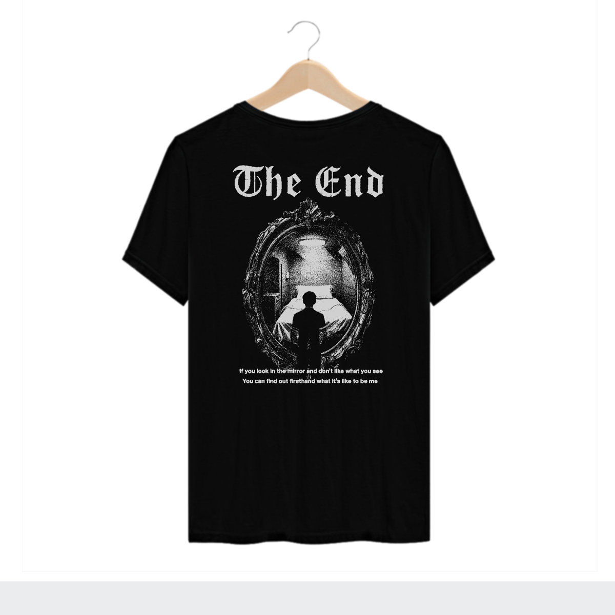 Nome do produto: Camiseta Plus Size My Chemical Romance The End (Estampa nas Costas)