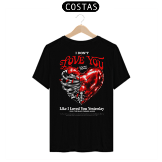 Nome do produto Camiseta My Chemical Romance I Don't Love You (Estampa nas Costas, Preta)