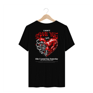 Nome do produto Camiseta Plus Size My Chemical Romance I Don't Love You (Estampa nas Costas, Preta)