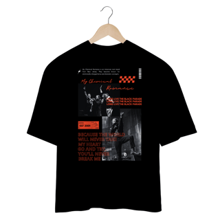 Nome do produto Camiseta Oversized My Chemical Romance The Black Parade Tour