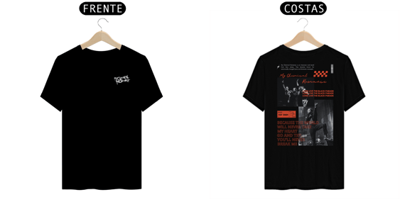 Camiseta My Chemical Romance The Black Parade Tour (Estampa Frente e Costas)