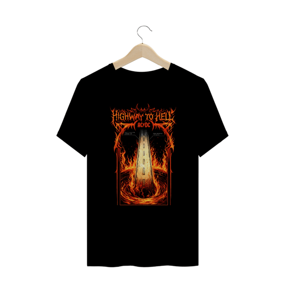 Camiseta Plus Size AC/DC Highway to Hell