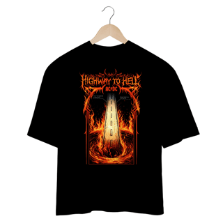 Nome do produto Camiseta Oversized AC/DC Highway to Hell